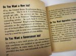 WW2兵士のための除隊後の市民生活復帰ガイドx2冊