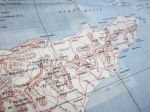 1944年陸軍航空隊パイロット脱出マップ”インドネシア”
