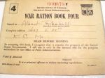 第二次世界大戦アメリカ食料配給券1943年