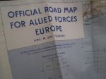 WW2連合軍兵士のためのフランス道路地図