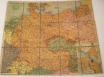 WW1ドイツ全土交通地図