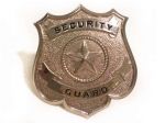Private Security Guard Badge Silver Star